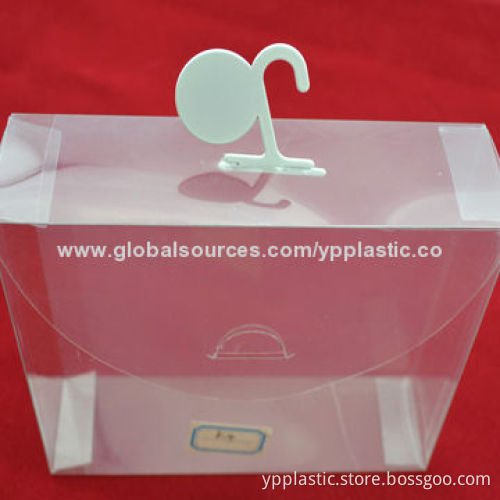 Clear PET box with hanger for underwear
